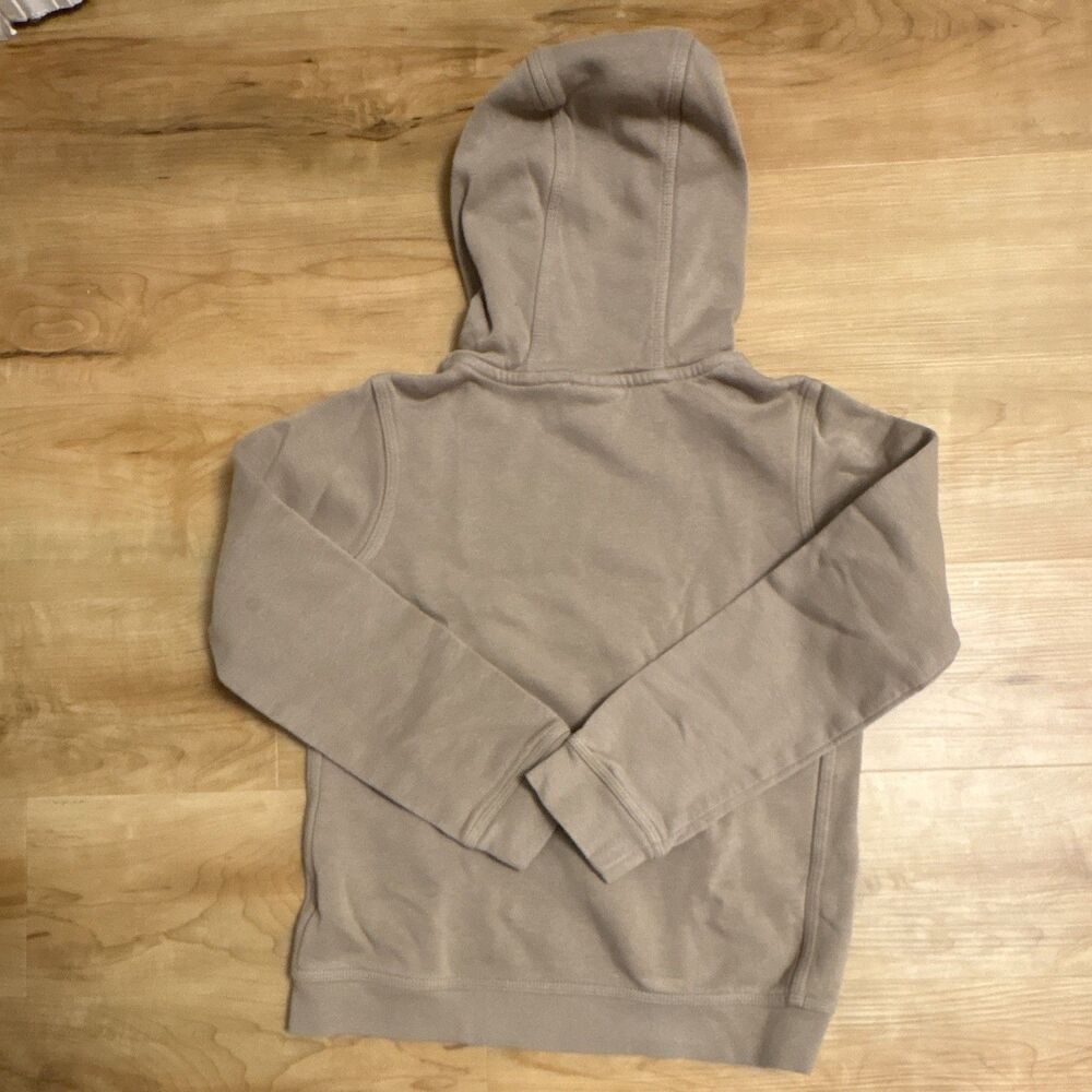 Nike Boy’s Beige Fleece Pullover Hoodie Pocket Size M - Picture 8 of 8